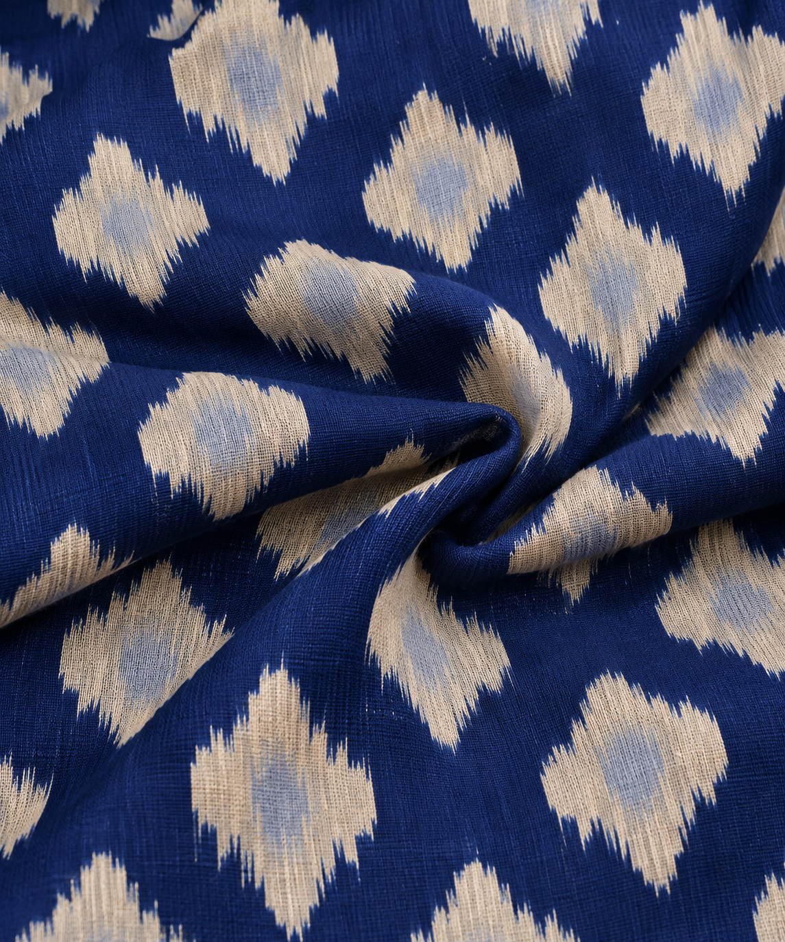 Navy Blue Ethnic Motif Printed Tunic & Trouser Co-ord Set - View 7